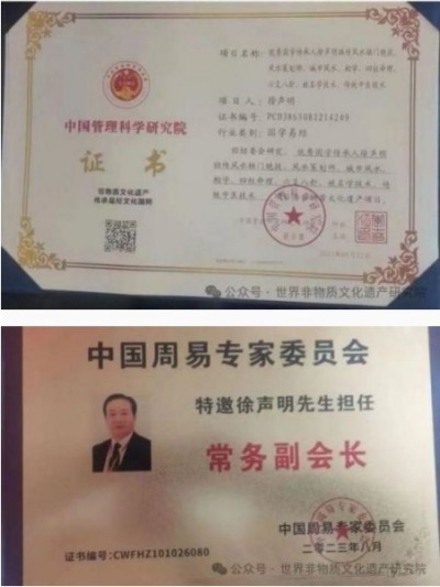 【“五一”劳动节特别报道】世界非物质文化遗产研究院副院长---徐声明