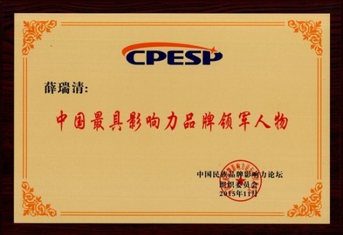 中国优秀创新企业家 高分子桥架创始人——薛瑞清