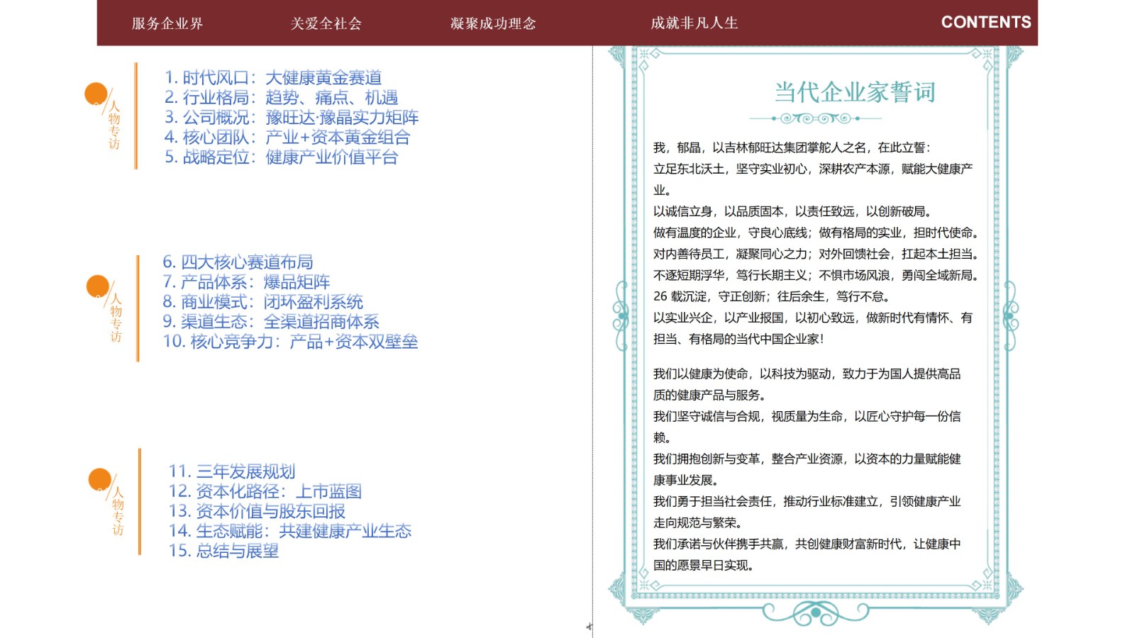 郁旺达大健康企业家之路